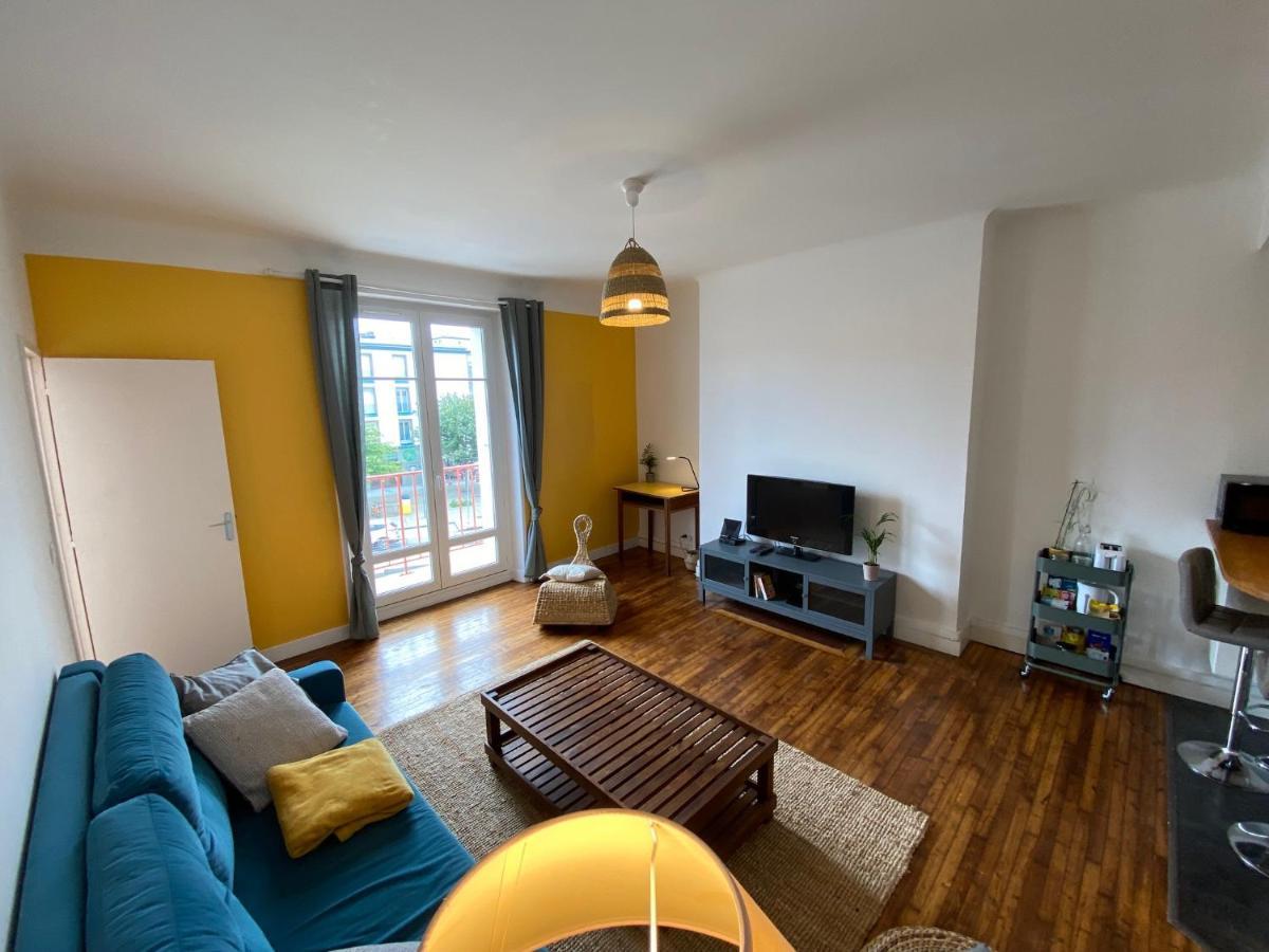 Appartement Spacieux Avec Balcon Et Parking Brest Exterior foto